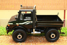 Load image into Gallery viewer, Sch07723 Schuco Mercedes Benz Unimog U1600 In Black Tractors And Machinery (1:32 Scale)