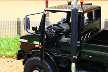 Load image into Gallery viewer, Sch07723 Schuco Mercedes Benz Unimog U1600 In Black Tractors And Machinery (1:32 Scale)