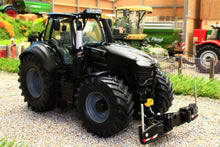 Load image into Gallery viewer, SCH07776 SCHUCO DEUTZ FAHR 9340 WARRIOR 4WD TRACTOR WITH AGRIBUMPER IN BLACK LIMITED EDITION