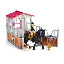 Load image into Gallery viewer, SL42437 Schleich Horse Loose Box with Horse Club Tori & Princess