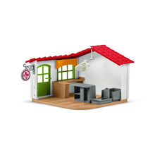 Load image into Gallery viewer, SL42502 Schleich Veterinarian Practice with Pets - outside inside view