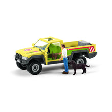Load image into Gallery viewer, SL42503 Schleich Veterinarian Visit at the Farm - side view of truck