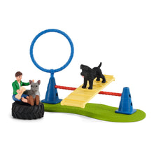 Load image into Gallery viewer, SL42536 Schleich Farm World Puppy Agility Set