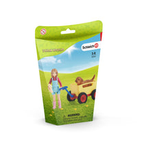 Load image into Gallery viewer, SL42543 Schleich Farm World Puppy Wagon Ride