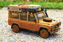 Load image into Gallery viewer, TSMMGT00221R MINI GT MODELS 1:64 SCALE Land Rover Defender 110 1989 Camel Trophy Winner UK Dirty Version