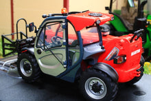 Load image into Gallery viewer, UH2925 Universal Hobbies MANITOU MT625 TELEHANDLER - rear left qtr with wheels turned
