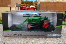 Load image into Gallery viewer, UH5254 Universal Hobbies Deutz D6005 2WD Tractor with front loader