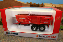 Load image into Gallery viewer, UH6339 UNIVERSAL HOBBIES ROLLAND ROLLSPEED 6835 R-SERIES TIPPING TRAILER IN RED LIMITED EDITION 500pcs WORLDWIDE
