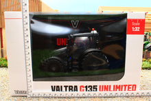 Load image into Gallery viewer, UH6440 Universal Hobbies 1:32 Scale Valtra G135 4WD Tractor in Matt Black