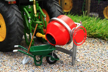 Load image into Gallery viewer, UH9623 UNIVERSAL HOBBIES 132 SCALE TRACTOR MOUNTED CONCRETE MIXER WITH WHEELBARROW AND TOOLS