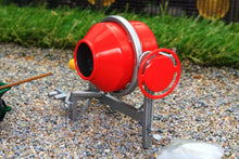 Load image into Gallery viewer, UH9623 UNIVERSAL HOBBIES 132 SCALE TRACTOR MOUNTED CONCRETE MIXER WITH WHEELBARROW AND TOOLS