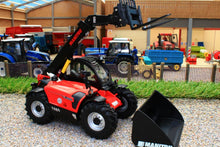 Load image into Gallery viewer, W7850 WIKING MANITOU TELESCOPIC LOADER MLT 635 WITH FORKS AND BUCKET