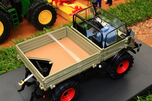 WE1066 Weise Mercedes Benz Unimog 406 (U84) with Removable Soft-top to Cab - aerial view of cab from rear with no roof