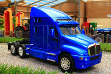 Load image into Gallery viewer, WEL32210B WELLY 132 SCALE KENWORTH T2000 LORRY IN BRIGHT BLUE