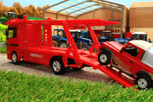 Load image into Gallery viewer, WEL32283 WELLY 132 SCALE MERCEDES BENZ ACTROS RIGID VEHICLE TRANSPORTER LORRY