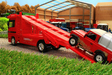 Load image into Gallery viewer, WEL32283 WELLY 132 SCALE MERCEDES BENZ ACTROS RIGID VEHICLE TRANSPORTER LORRY