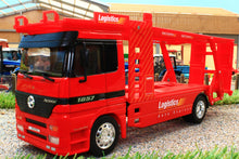 Load image into Gallery viewer, WEL32283 WELLY 132 SCALE MERCEDES BENZ ACTROS RIGID VEHICLE TRANSPORTER LORRY