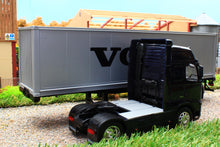 Load image into Gallery viewer, WEL32631 Welly Volvo Fh12 4x2 Lorry In Very Dark Blue With Grey Box Wagon Trailer