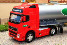 Load image into Gallery viewer, WEL32632RMT Welly 1:32 Scale Volvo FH12 Lorry Milk Tanker in Red and Silver