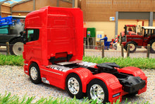 Load image into Gallery viewer, WEL32670LR WELLY 132 SCALE SCANIA R730 V8 6X4 LORRY IN RED