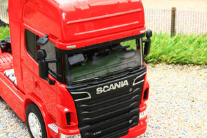WEL32670LR WELLY 132 SCALE SCANIA R730 V8 6X4 LORRY IN RED