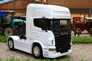 WEL32670SW WELLY 132 SCALE SCANIA V8 R730 4X2 LORRY IN WHITE