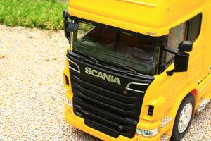 WEL32670SY WELLY 132 SCALE SCANIA R730 V8 4X2 LORRY IN YELLOW