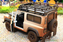 Load image into Gallery viewer, WWEL22498SP Weathered Welly 1:24 Scale Land Rover Defender 90 in White with roof rack and snorkel