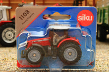 Load image into Gallery viewer, 1108 Siku 1:87 Scale Massey Ferguson 4WD Tractor