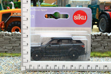 Load image into Gallery viewer, 1123 Siku 1:87 Scale Range Rover Sport in Matt Black
