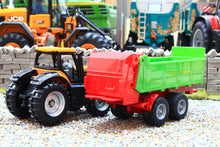 Load image into Gallery viewer, 1133 Siku Small Scale JCB Fastrac with Strautmann Dung Spreader