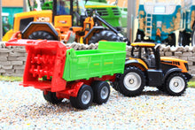 Load image into Gallery viewer, 1133 Siku Small Scale JCB Fastrac with Strautmann Dung Spreader