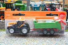 Load image into Gallery viewer, 1133 Siku Small Scale JCB Fastrac with Strautmann Dung Spreader