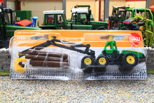 Load image into Gallery viewer, 1135 Siku Small Scale John Deere Log Harvester