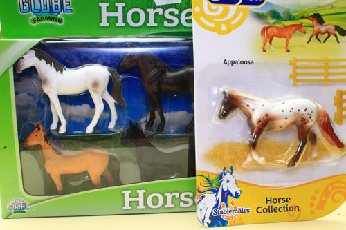 1:32 Scale Horses from Kids Globe and Breyer as Shown