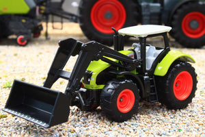 1392 SIKU 1:87 Scale Claas Axion 4WD Tractor with Front Loader