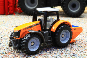 1563 Siku Small Scale Massey Ferguson Municiple 4WD Tractor with salt spreader
