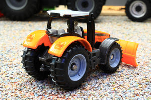 1564 Siku Small Scale Massey Ferguson Municiple 4WD Tractor with Snow Plough