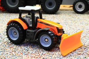 1564 Siku Small Scale Massey Ferguson Municiple 4WD Tractor with Snow Plough