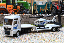 Load image into Gallery viewer, 1759 SIKU Small Scale MAN Lorry with Police Helicopter