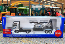Load image into Gallery viewer, 1759 SIKU Small Scale MAN Lorry with Police Helicopter