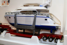 Load image into Gallery viewer, 1849 Siku 1:87 Scale MAN Low Loader with Motor Yacht