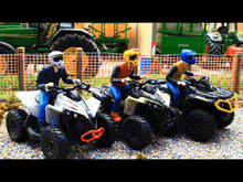 Load image into Gallery viewer, DCM600006 Diecast Masters 1:32 Scale CAN AM Outlander XTP1000R Quad Bike and Rider