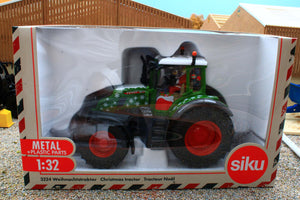 3224 Siku Christmas Tractor Fendt 728 Vario with Santa Driver Figure