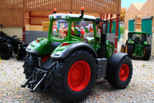 Load image into Gallery viewer, 3224 Siku Christmas Tractor Fendt 728 Vario with Santa Driver Figure