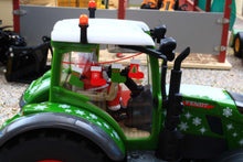 Load image into Gallery viewer, 3224 Siku Christmas Tractor Fendt 728 Vario with Santa Driver Figure