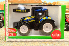 Load image into Gallery viewer, 3297 Siku 1:32 Scale New Holland T7.315 4WD Police Tractor