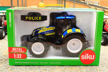 Load image into Gallery viewer, 3297 Siku 1:32 Scale New Holland T7.315 4WD Police Tractor