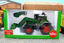 Load image into Gallery viewer, 3298 Siku 1:32 Scale Fendt 728 Vario Tractor with Detachable Cargo 6 100 Front Loader
