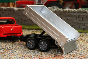 3543 Siku 155 Scale VW 4x4 pick up truck with tipping trailer